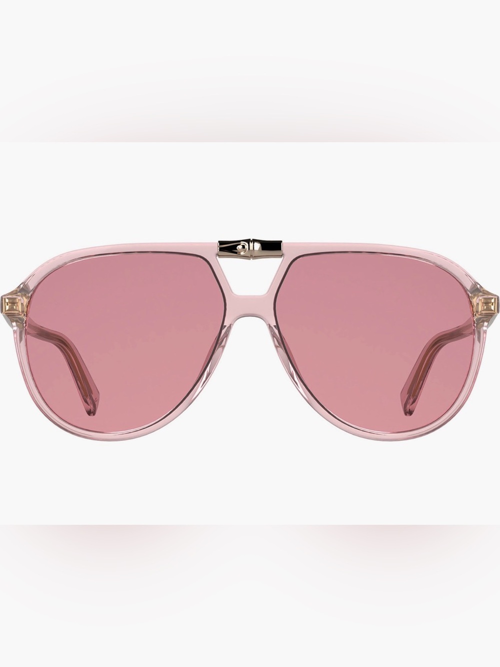 Women's Longchamp LO800S Pink Aviator Sunglasses - Stylish Pink Lenses